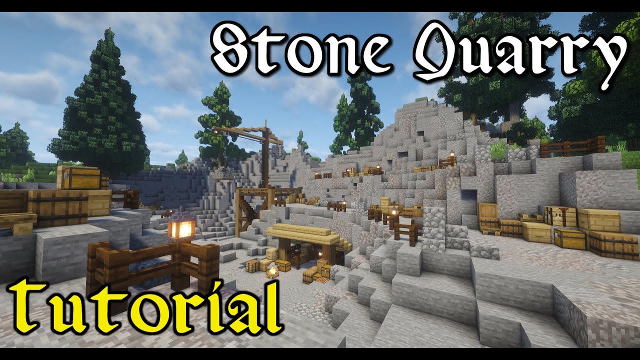 How to Build an Epic Minecraft Quarry - Tutorial