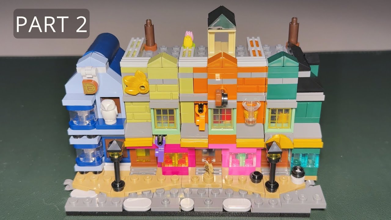 LEGO Diagon Alley ASMR | Part 2 | No Talking