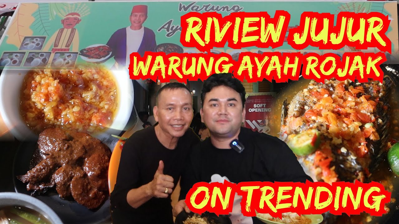 WARUNG AYAH ROJAK BIKIN GEGER DEPOK‼️PECAK IKAN PEDESNYA BEDA DARI YANG LAIN🔥MAKANANNYA MURAH&ENDUL