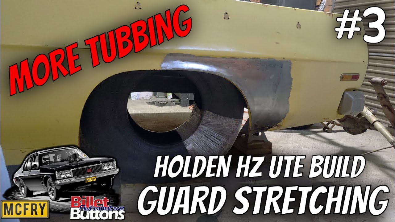 #3 STRETCHING GUARDS & MORE TUBBING! Holden HZ ute project blown big block build