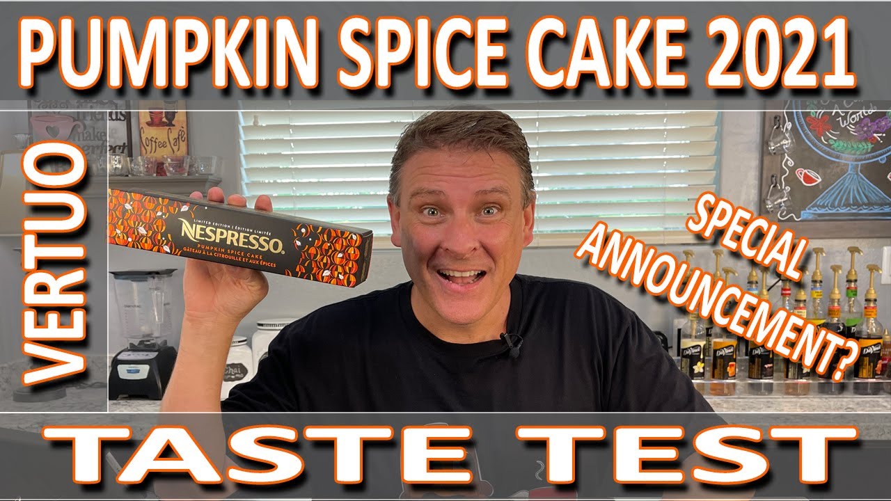Nespresso Pumpkin Spice Cake Vertuo 2021 - Taste Test