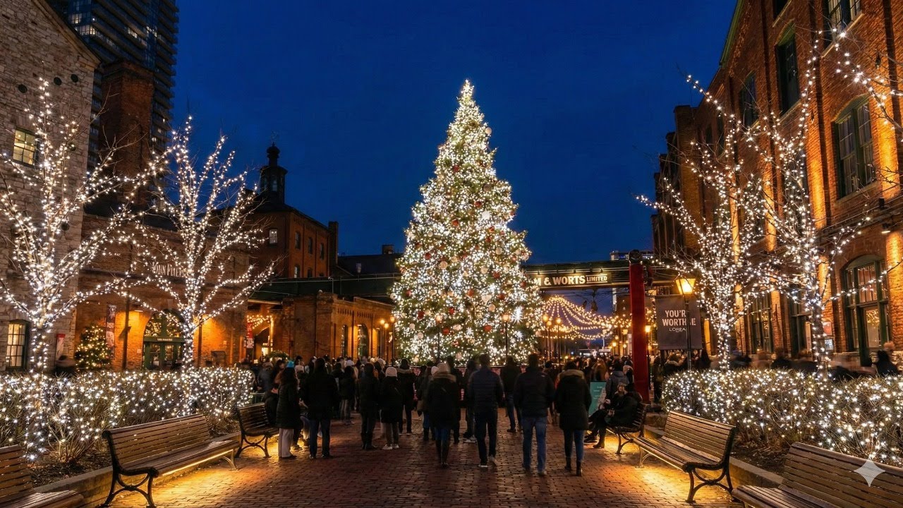 Toronto Christmas Light Watch 🎄 Union Station to City Hall Walk | The Walk (Test) #6