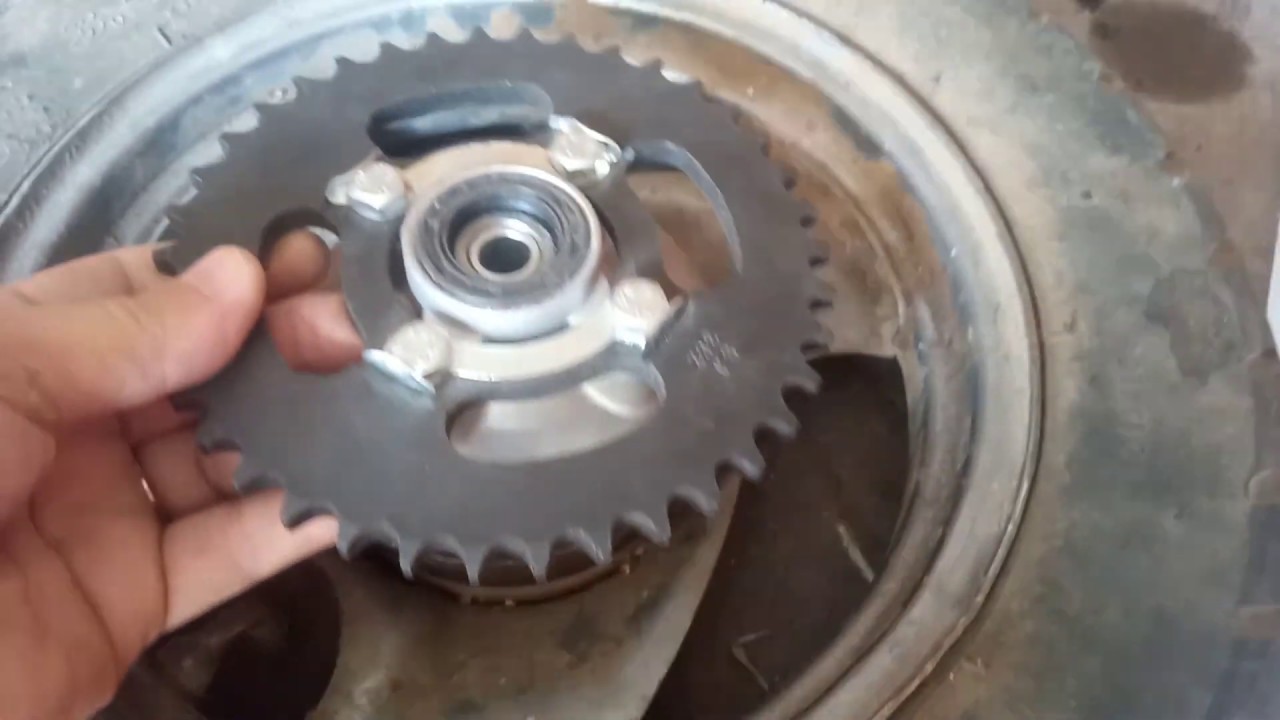 Como colocar coroa na roda da jog