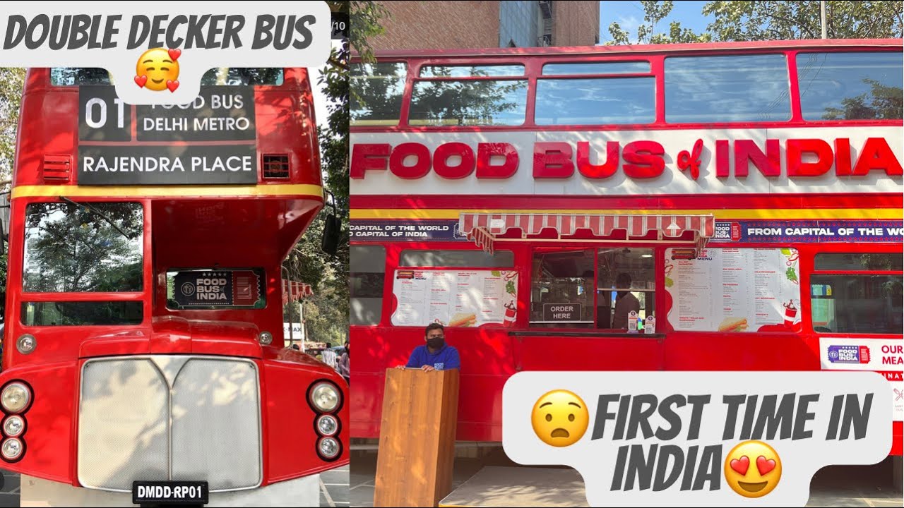 Restaurant in Bus | Food Bus Of India | Double Decker Bus | First Time In India