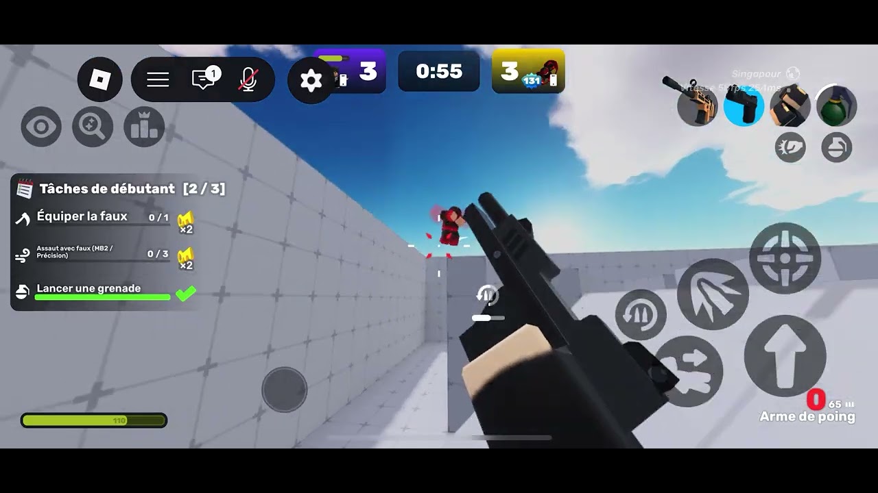 Je 1vs1 mon pote sur rivaux 