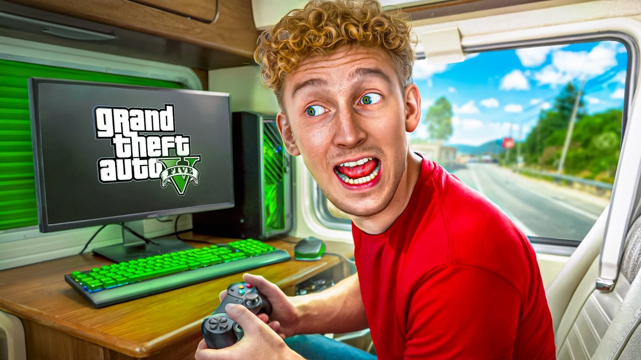GRAM w GTA 5 w KAMPERZE! ⭐*chrzest*