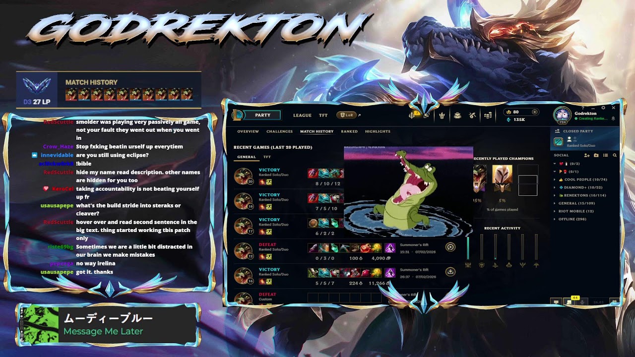 🔴Renekton Ranked Grind 🐊Best Renekton EUW 🐊