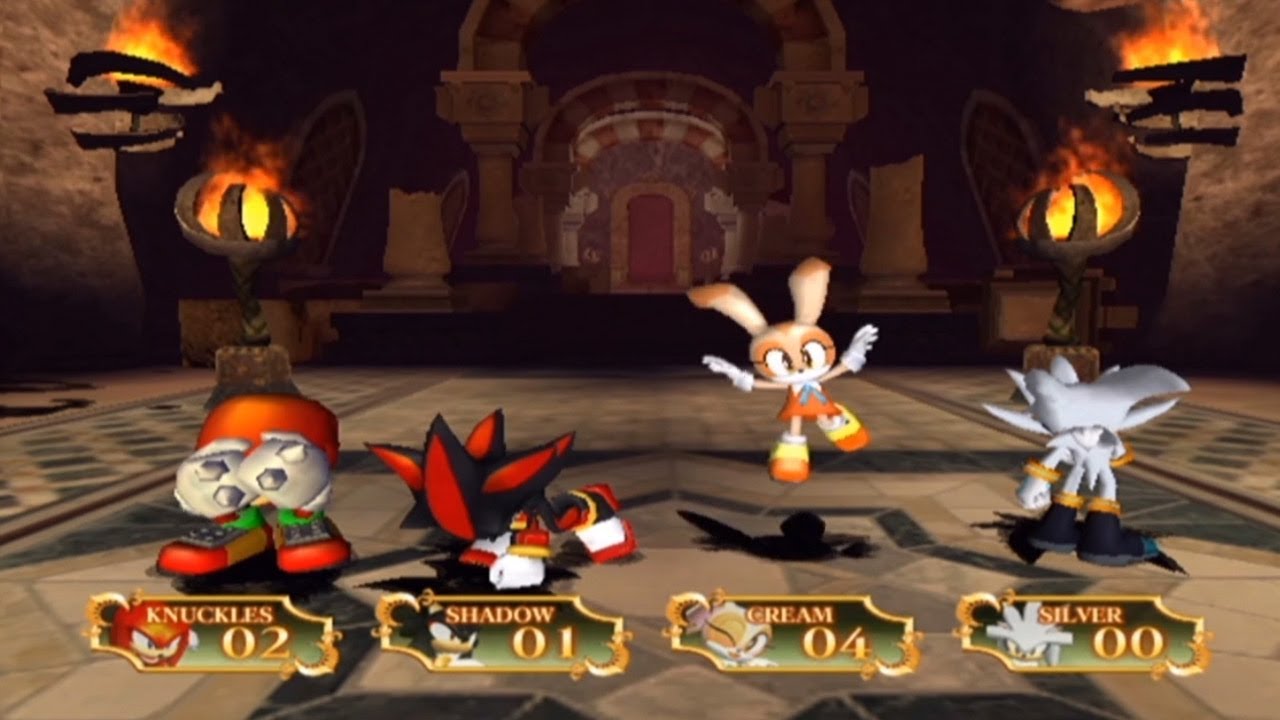 Sonic and the Secret Rings - This Game has Multiplayer? Minigames with MegamanSonicX!