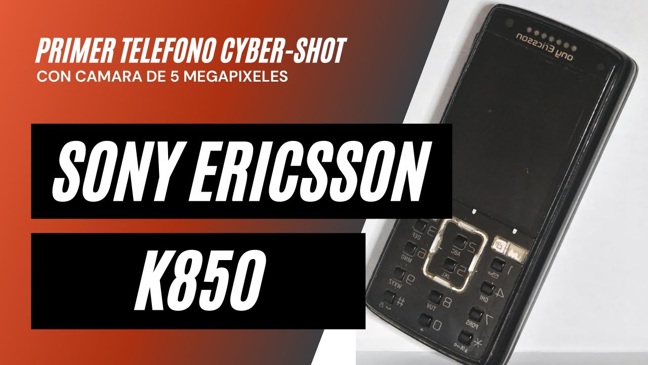 Sony Ericsson K850 - El primer Cyber-Shot con camara de 5 megapixeles