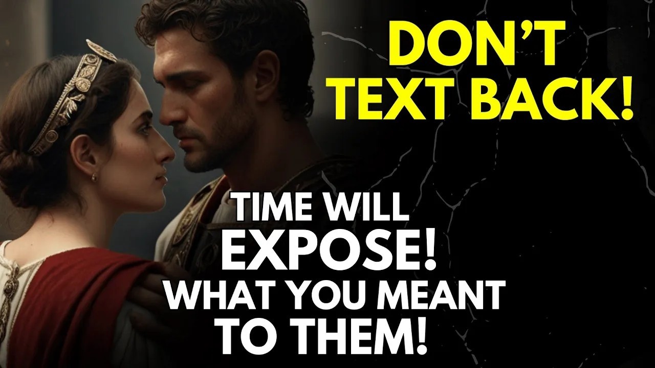 Don’t Text Back — Time Will Expose What You Meant to Them   Stoicism
