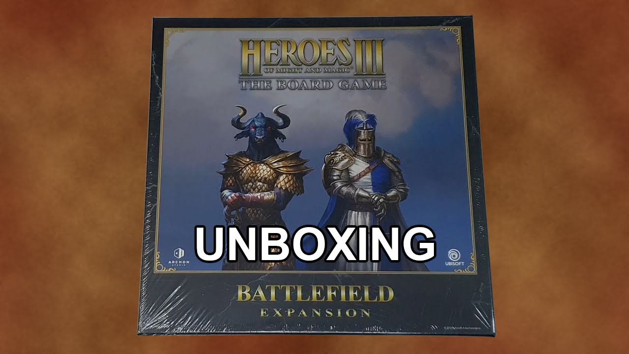 Heroes Of Might And Magic III - The Board Game (Battlefield Expansion Unboxing & Showcase)