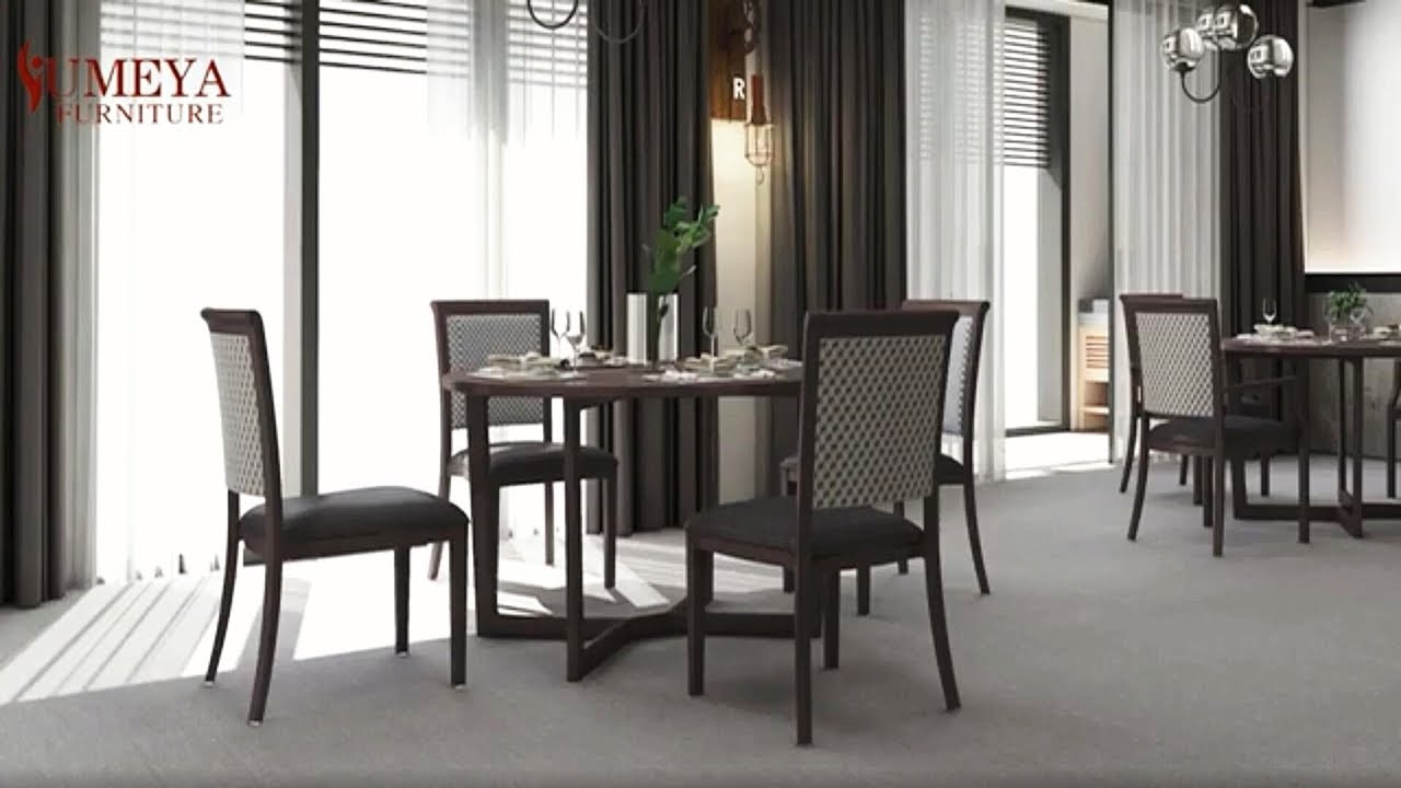 Yumeya Dining Chair丨Metal Wood Grain Senior Living Dining Chair For Nursing Home