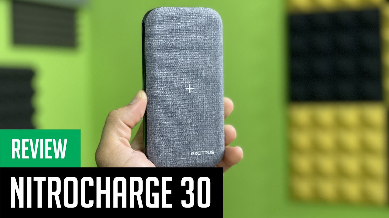 NitroCharge 30, power bank de 30W con carga inalámbrica
