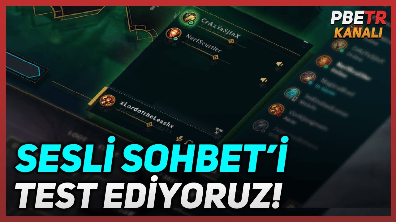 PBE'de Sesli Sohbet'i Test Ediyoruz | PBETR İnceleme