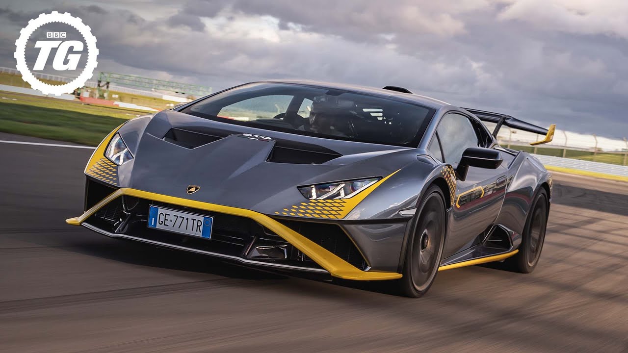 Chris Harris vs Lambo Huracán STO: STANDOUT street car with a MASTERPIECE 5.2L V10 engine | Top Gear