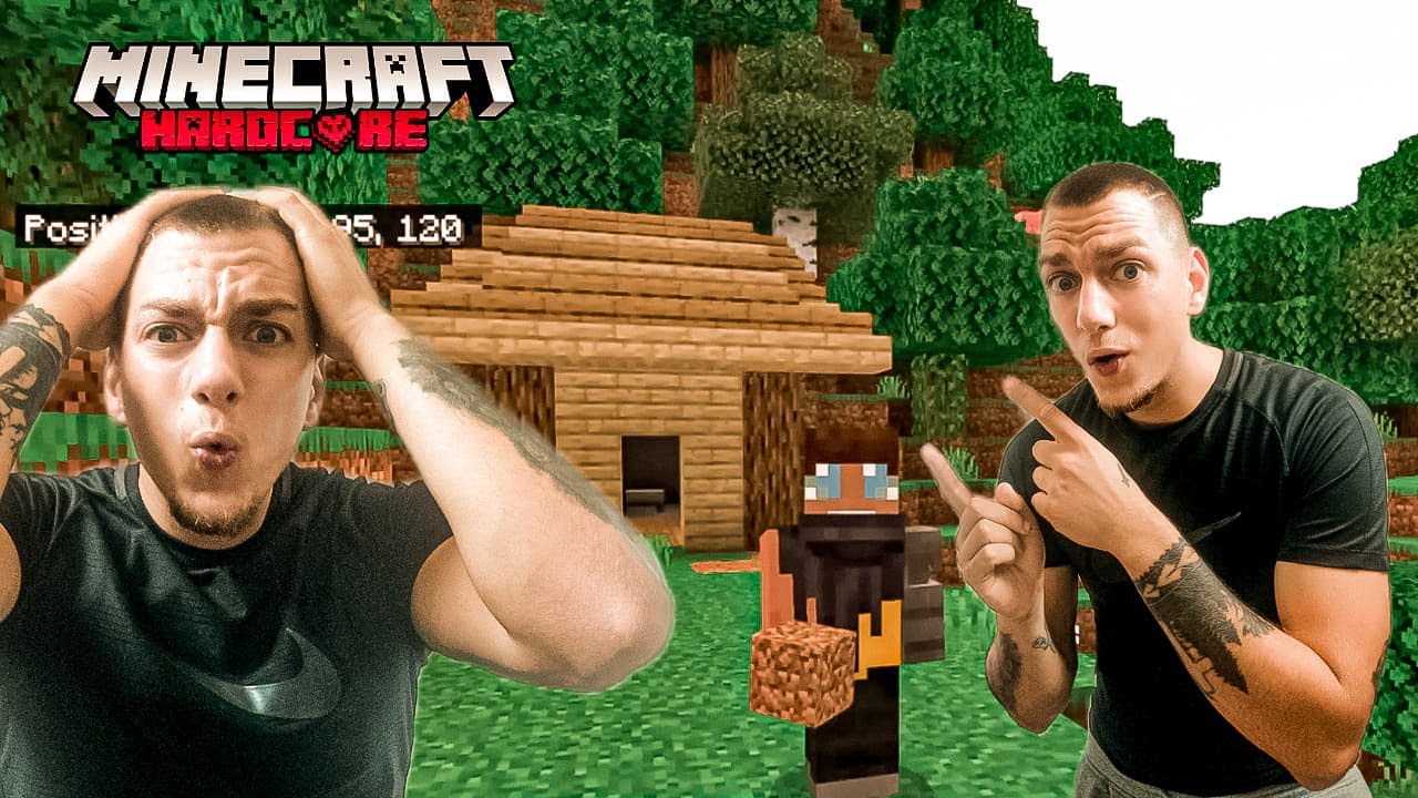 MINECRAFT survie en hardcore, épisode 1 ( PIRE  début de survie )