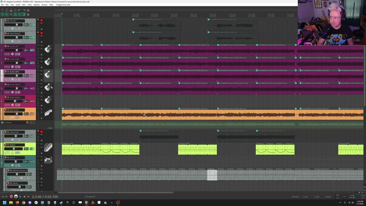Weekly Beats 2026 - Week One [HX Stomp, Reaper, Shoegaze, Workflow]