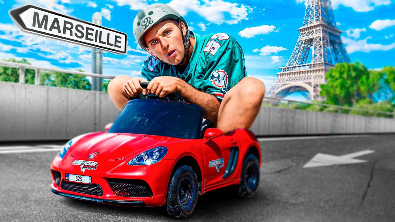 7 Jours pour faire Paris - Marseille en Voiture pour Enfant !?