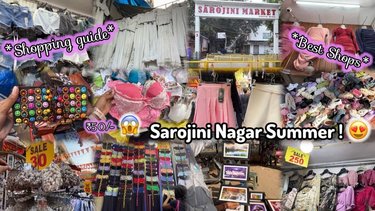 Sarojini Nagar market delhi | *SHOPPING GUIDE* | 2025 | starting : ₹10/- | Nishu Aggarwal