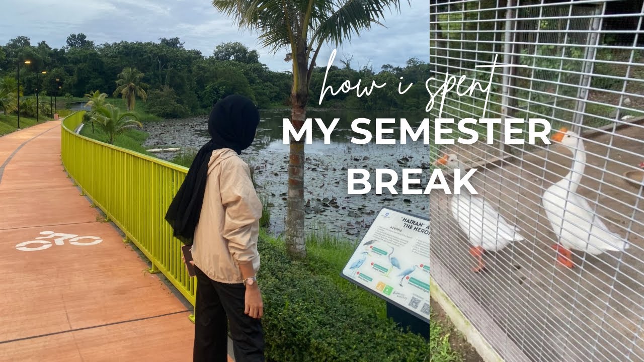 how i spent my semester break | vlog