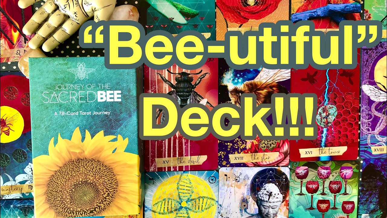 Unboxing and Walkthrough:  Journey of The Sacred Bee Tarot by Kelly Burton!
