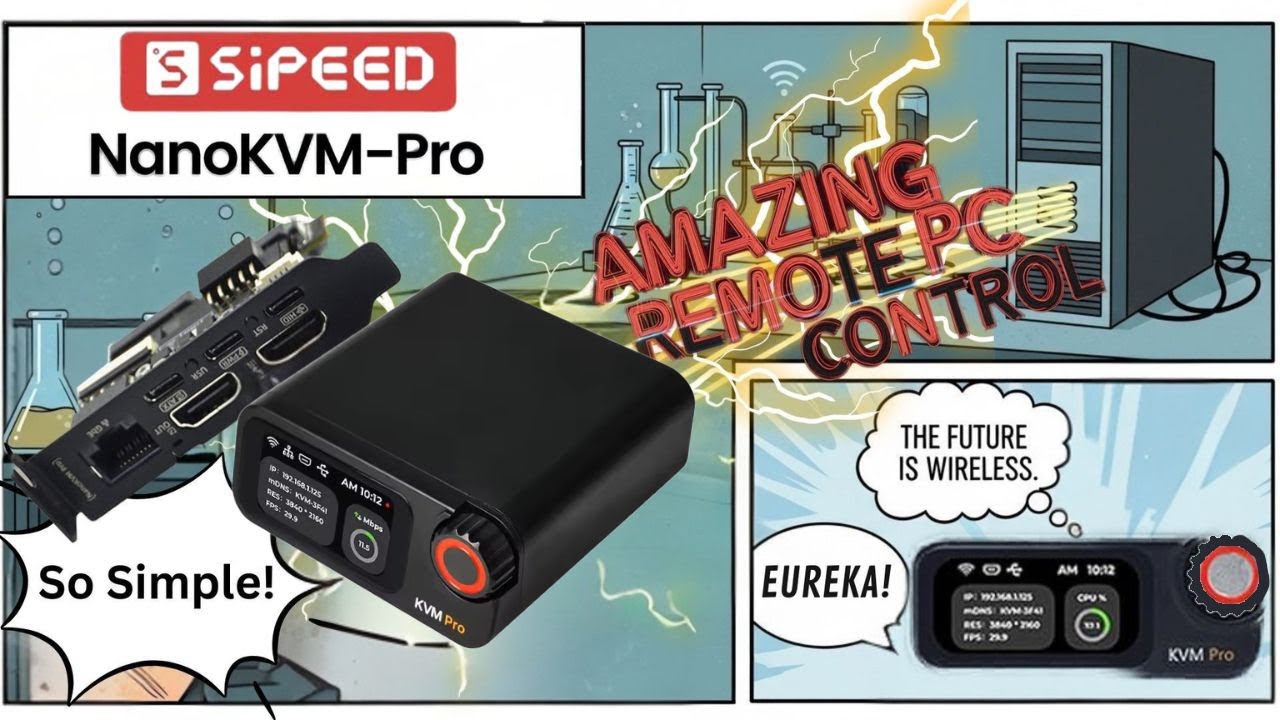 NanoKVM-Pro Final Review | Touchscreen Display & No Software Needed for Total Remote PC Control!