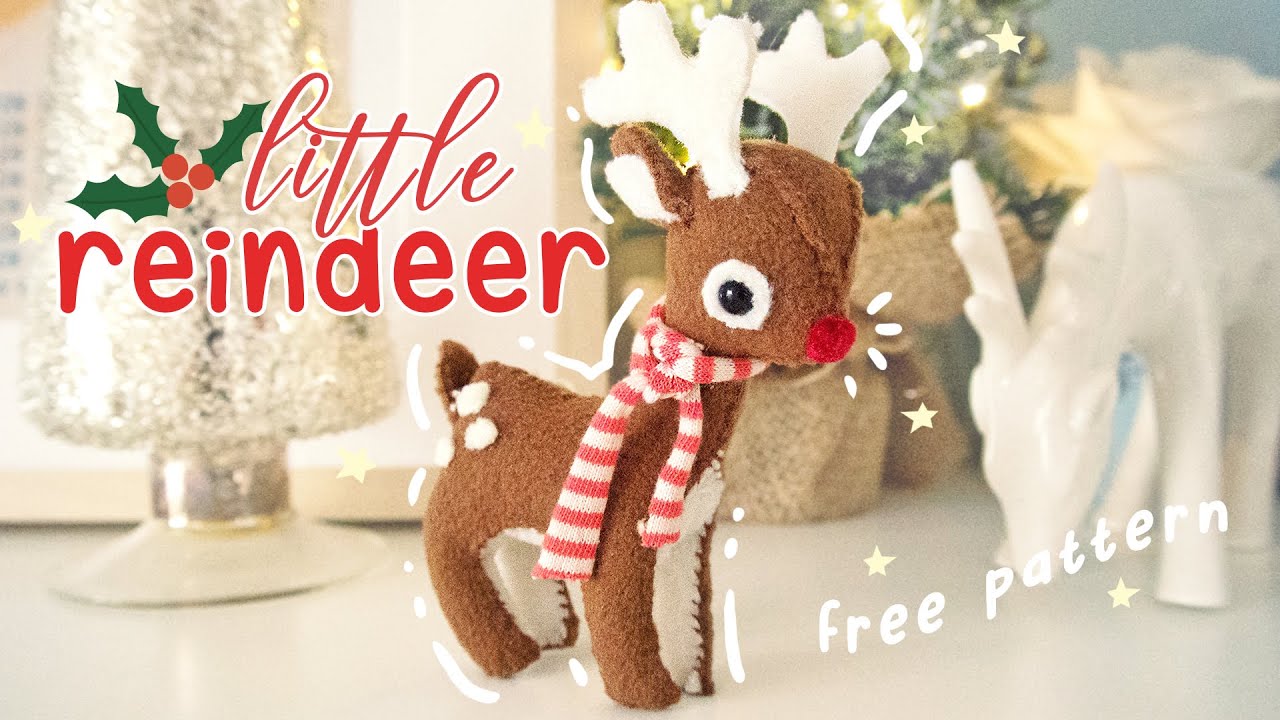 🦌 Little Reindeer Toy Ornament 🦌 (diy Christmas reindeer toy)