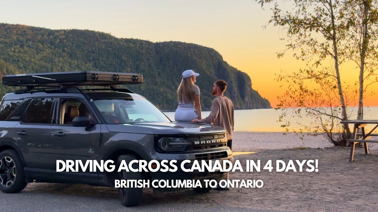 DRIVING ACROSS CANADA // Fall Hikes, Cozy Cabins & Road Trips: British Columbia to Ontario in 4 days