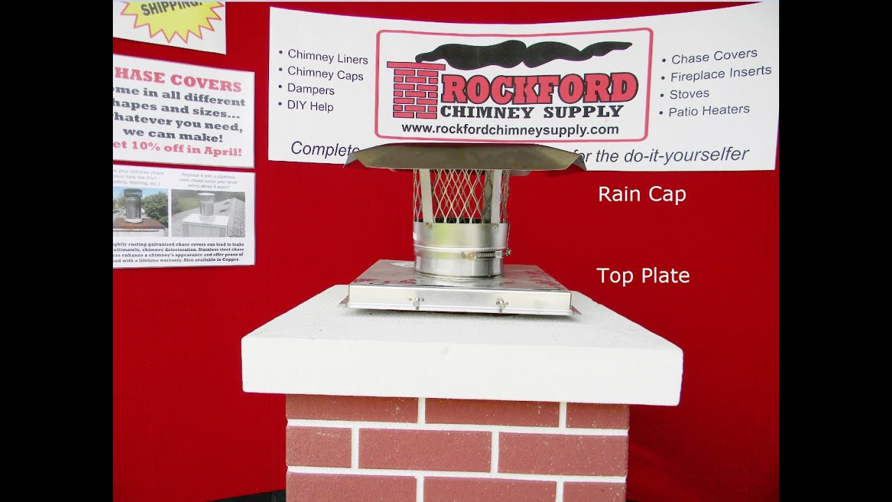Top Plate & Chimney Rain Cap Options for Rock-Flex Chimney Liners