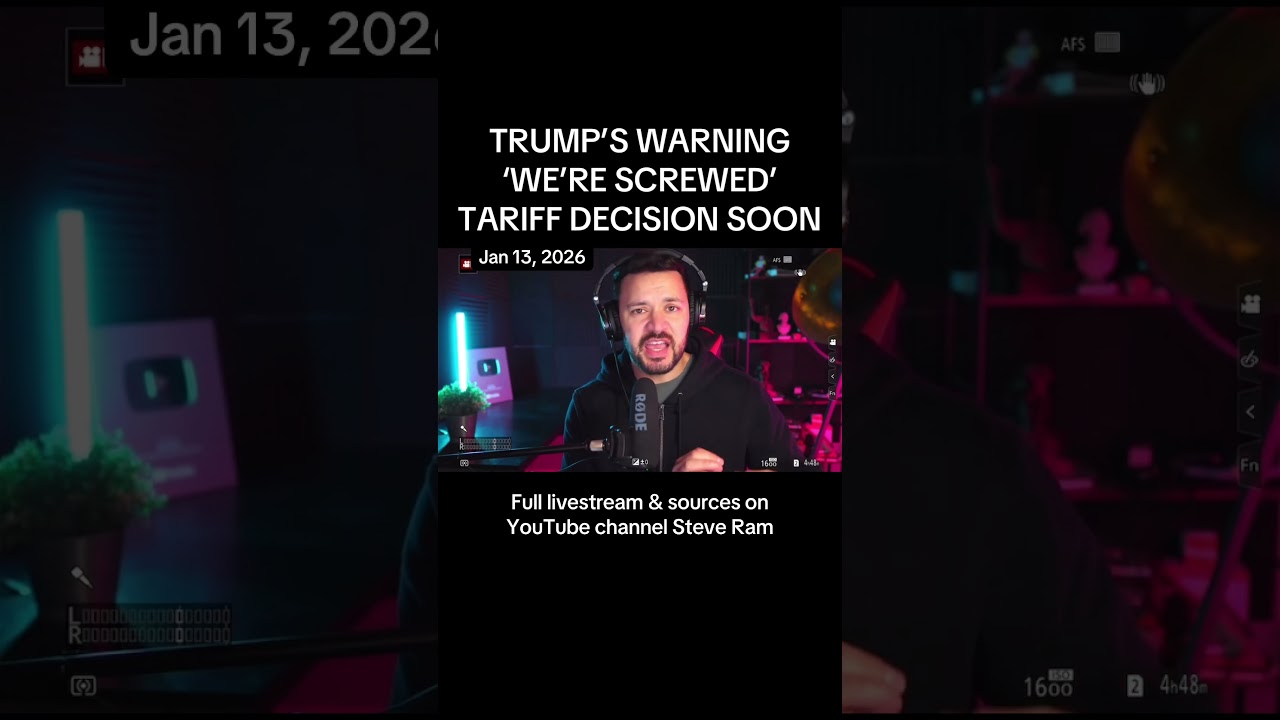 Trump warns &lsquo;We&rsquo;re Screwed&rsquo; if SCOTUS Rules AGAINST Tariffs