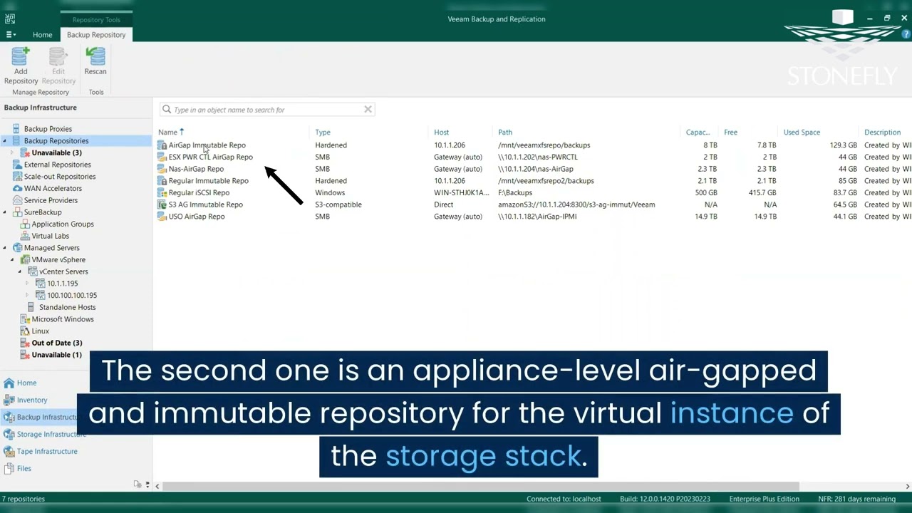Air Gapped and Immutable Options v4