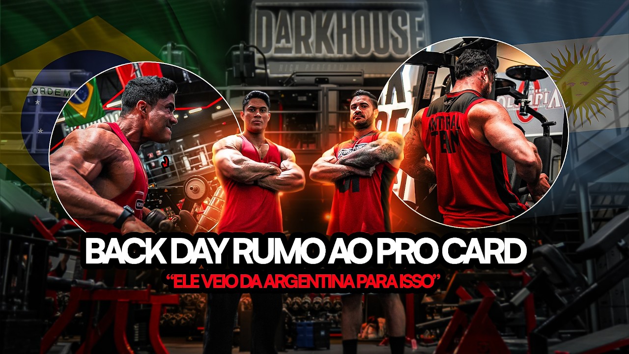 ELE VEIO DA ARGENTINA PARA ISSO… | BACK DAY RUMO AO PRO CARD