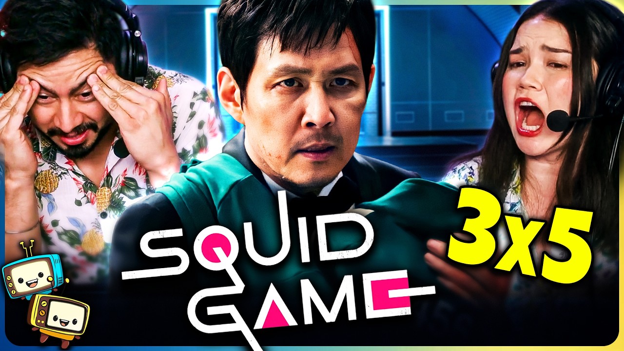 SQUID GAME 3x5 Reaction! | Netflix | Lee Jung-jae | Wi Ha-joon w/ Jaby Koay