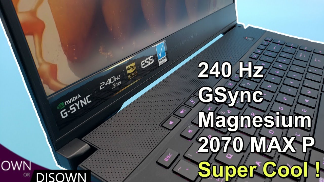 Coolest Gaming Laptop? Asus ROG Zephyrus S GX502GW Review