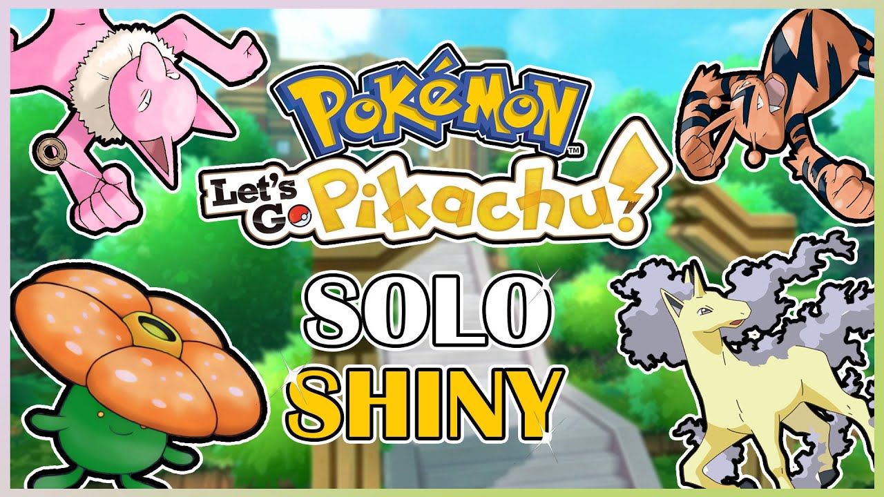 ✨ [RETO POKÉMON] ¿ME PUEDO PASAR POKÉMON LET'S GO! PIKACHU SOLO CON POKÉMON SHINY?