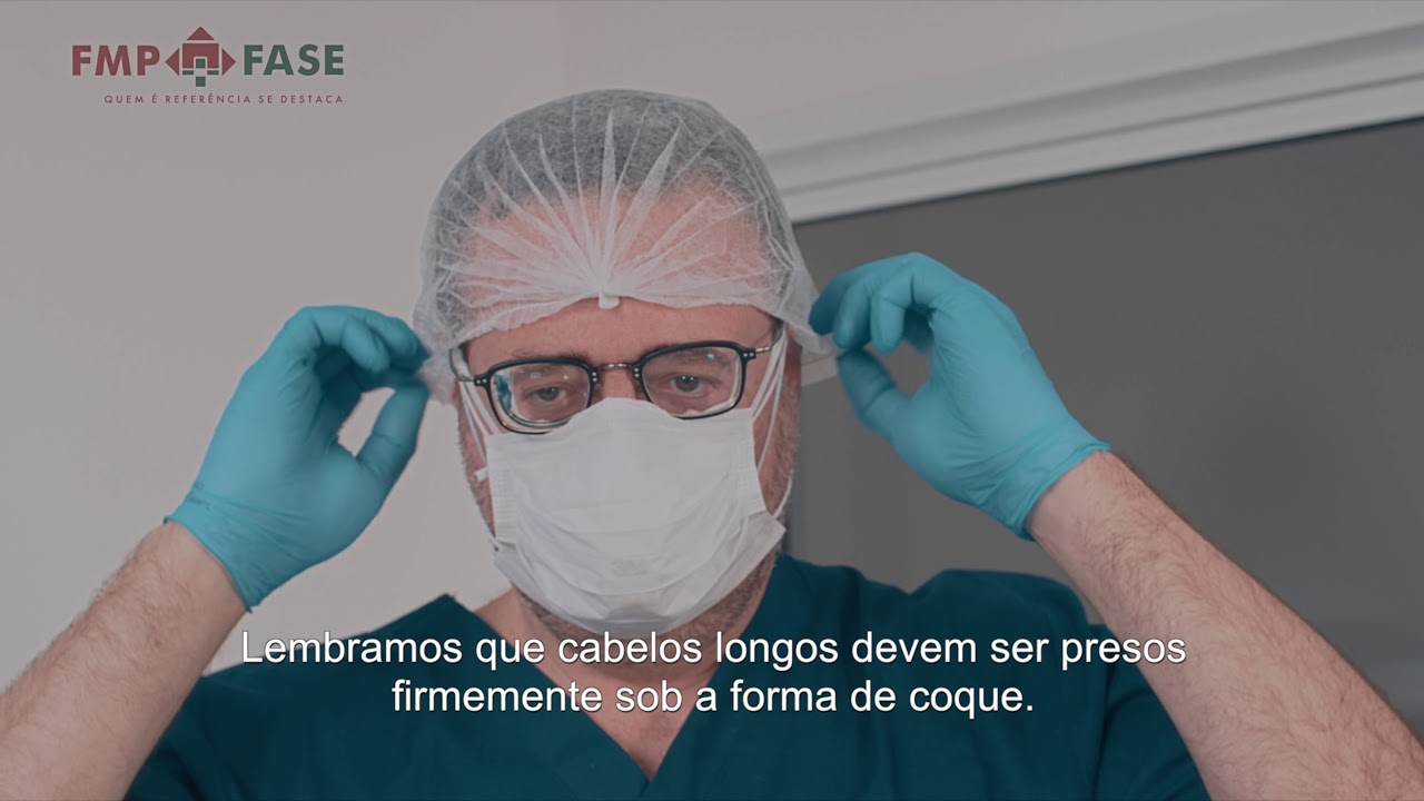 Vídeo de treinamento para profissionais de saúde - Paramentação avançada