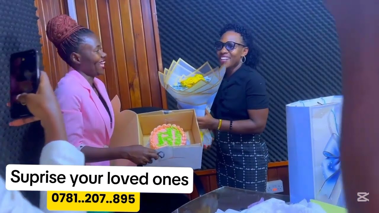 Judith Endigyito radio birthday suprise 