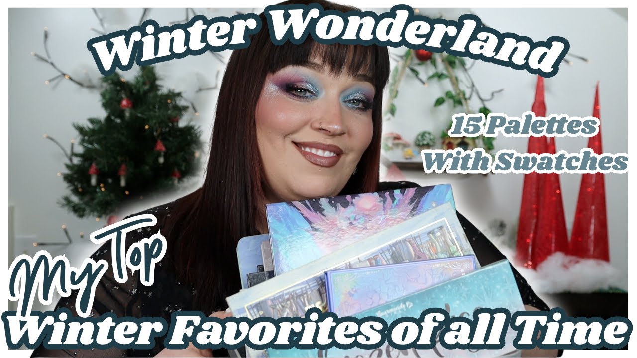 Ranking My Top 15 Winter Palettes of ALL TIME!! - With Swatches #indiemakeup