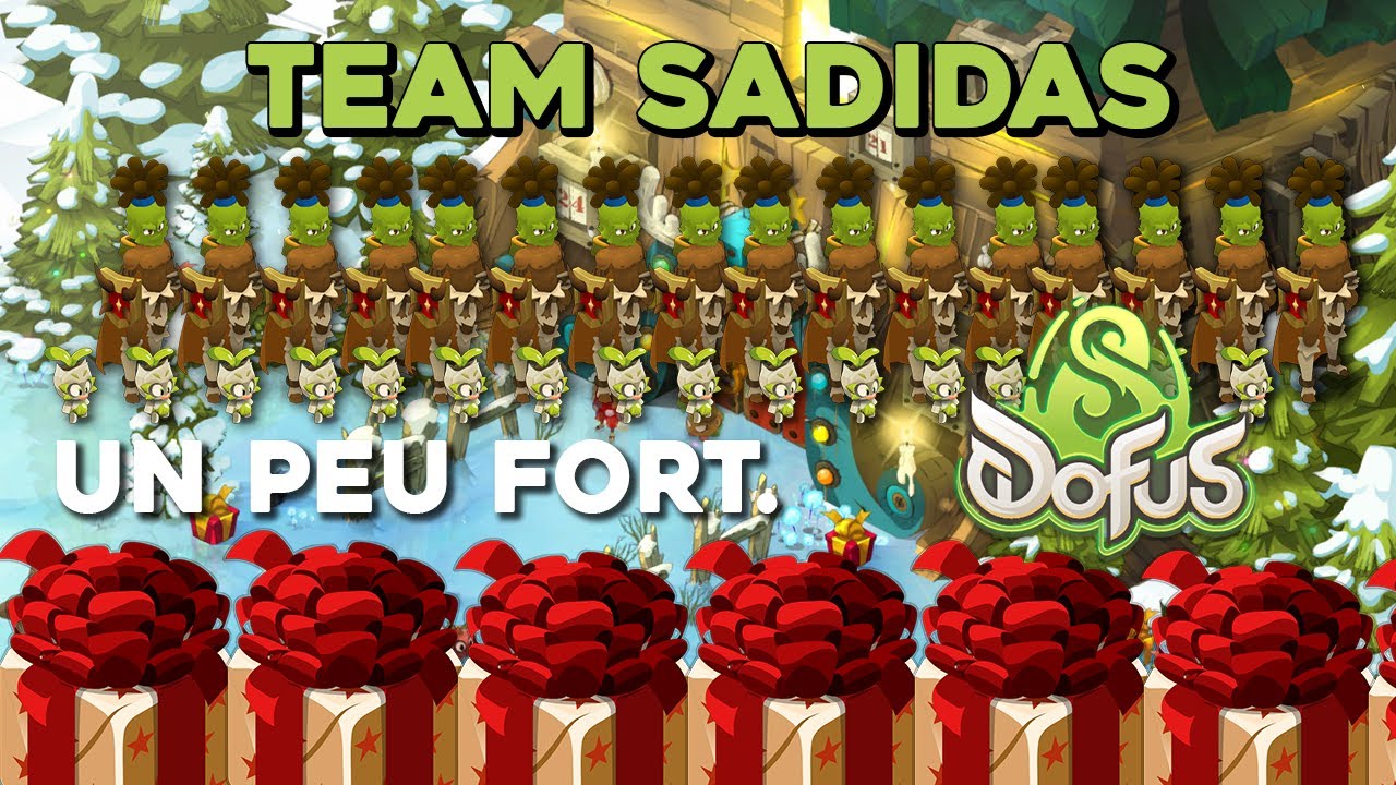 TEAM SADIDAS un peu fort.