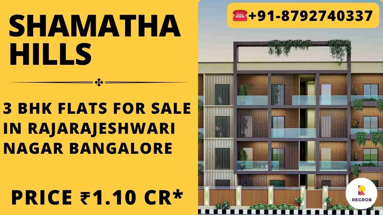 Shamatha הילס | ☎️+91-8792740337 | דירות 3 BHK בראג'שווארי נגר בנגלור | ₹1.10 Cr*