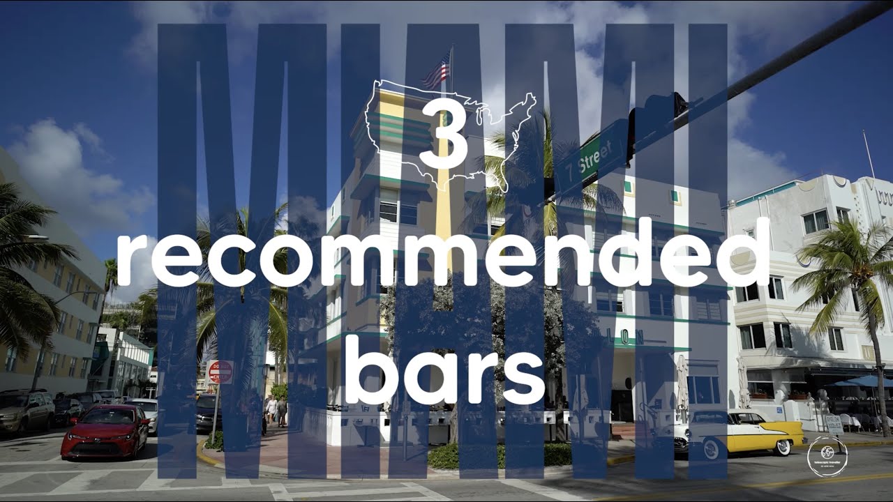 Uncover the Hidden Gems in Miami: 3 Must-Try Bars