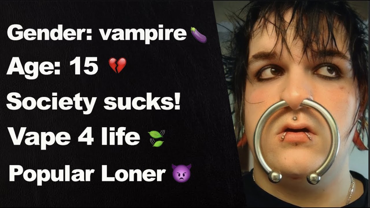 Emo kid thinks he's special