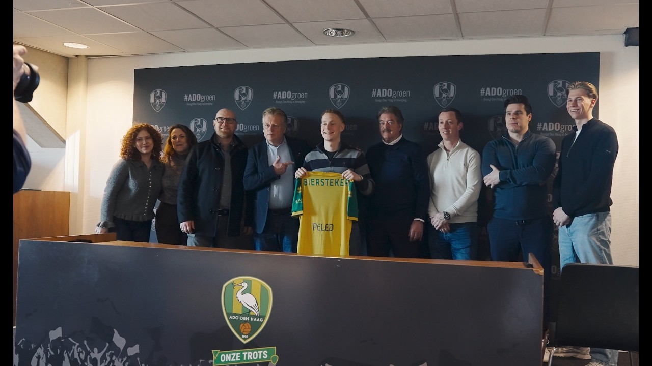 Gal Peled Signs Professional Contract with ADO Den Haag | Official Signing Ceremony