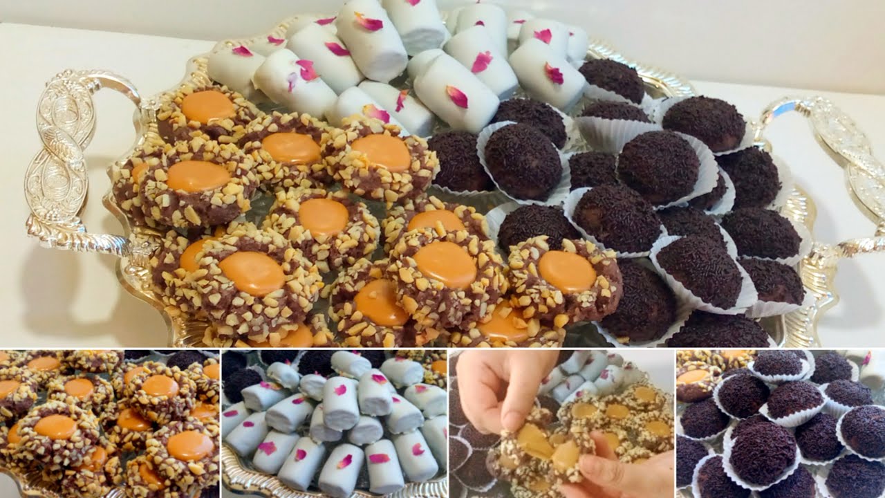 🚨بلا زيت بلا بيض ولا طابع3مكوينات 3نكهات بخليط 1 60حبة كدوب فليد قبل لفم متقوليش مغنصيبش حلوة لعيد