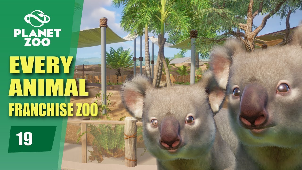 Koala-ty Habitats! Planet Zoo Every Animal Franchise Zoo (Part 19)