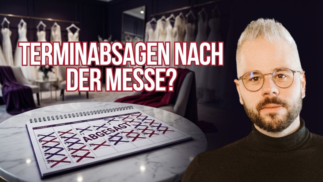 Terminabsagen nach der Messe? Hier ist die Lösung für dein Brautmodengeschäft.