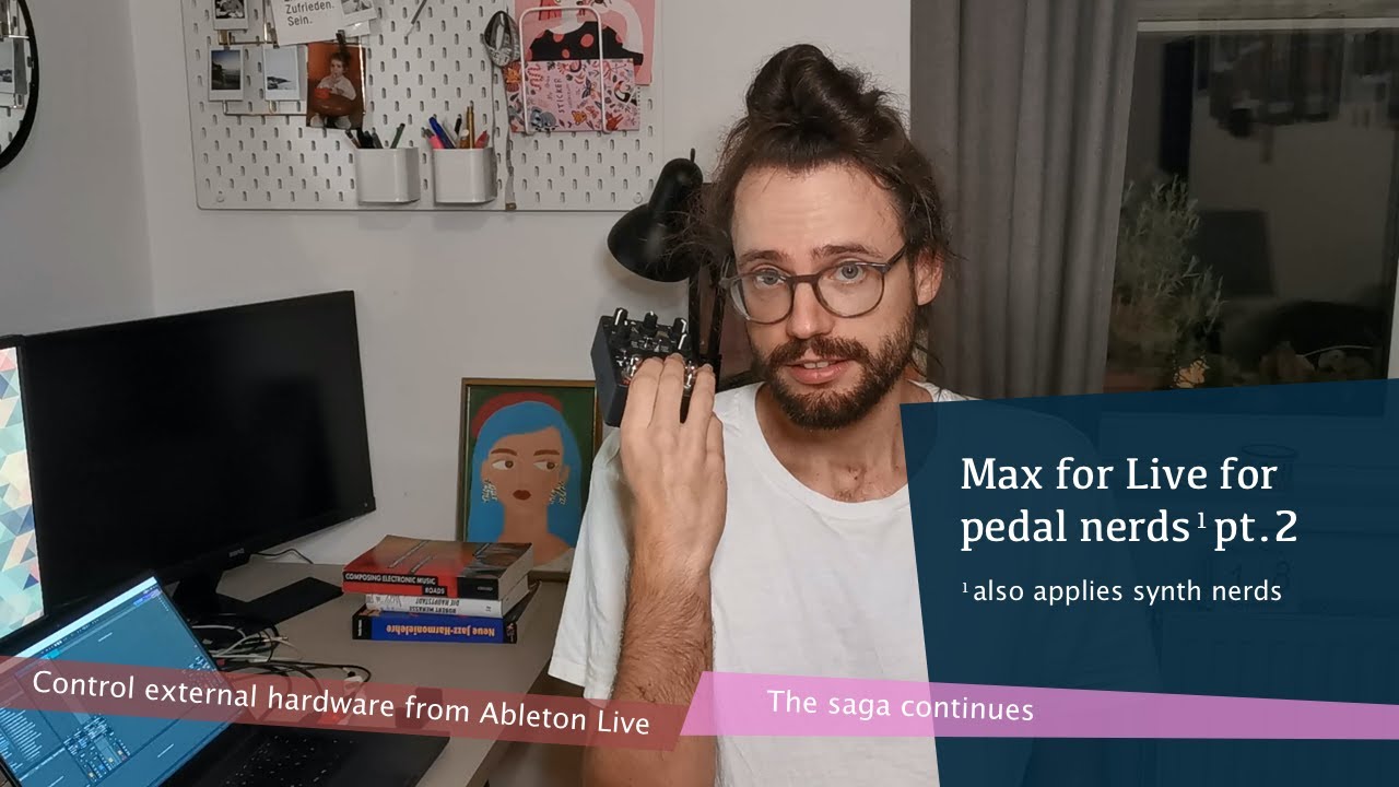Max for Live for pedal nerds... and synth nerds Pt.2 | control external hardware from Ableton Live