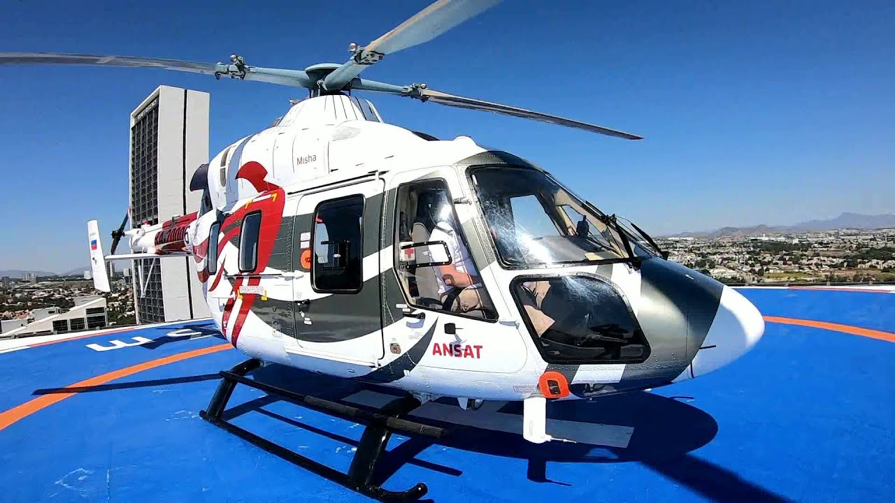 Skyscrapers in Guadalajara, Ansat helicopter