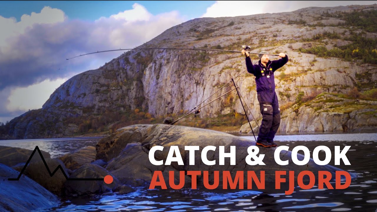Autumn Fjord Fishing in Norway | Catch & Cook Whiting on the Campfire