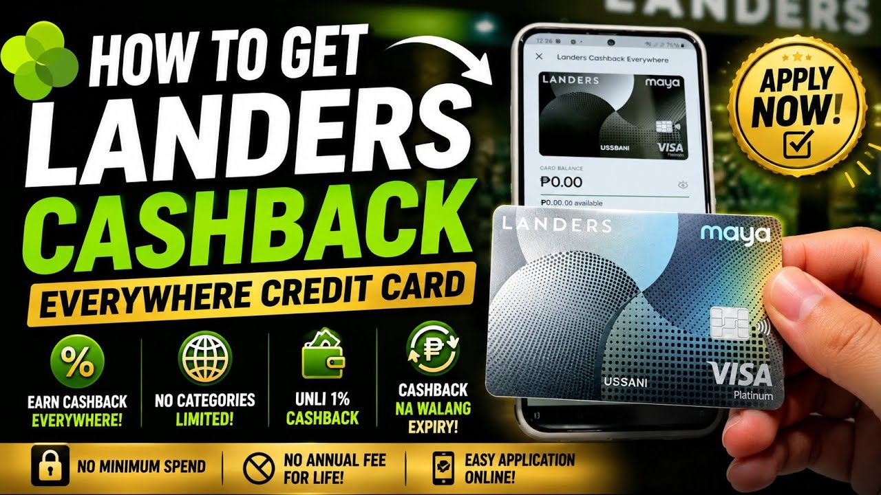 HOW TO GET THE LANDERS CASHBACK EVERYWHERE CREDIT CARD | STEP-BY-STEP APPLICATION GUIDE